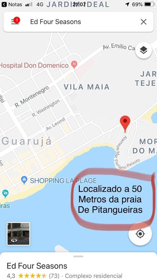 Aparthotel Guaruja Flat Zewnętrze zdjęcie
